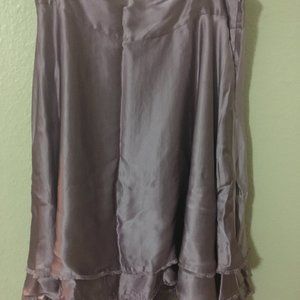 Calvin Klein Silk Ruffled Skirt 16 Lilac 4 Spring